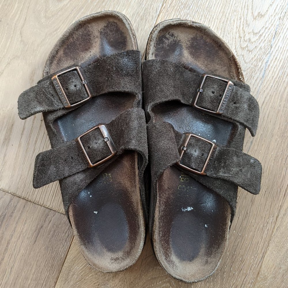 Well- loved Birkenstocks